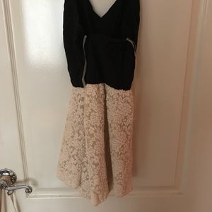 NWT Black and Cream Romper